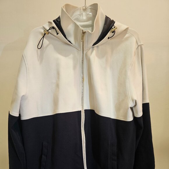 Zara Man Double-Zip Color Block Hoodie w/Pockets - Picture 1 of 7